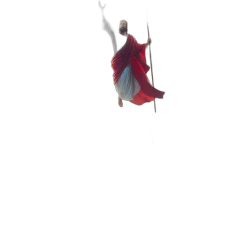 dress, umbrella, staff, sword, 3d render, pixel art, concept art, fantasy art transparent PNG cut-out