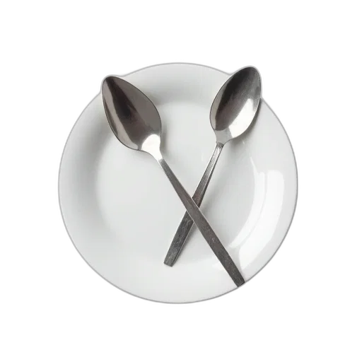 food, jewelry, weapon, 3d render, silver, spoon, bowl, placed transparent PNG cut-out