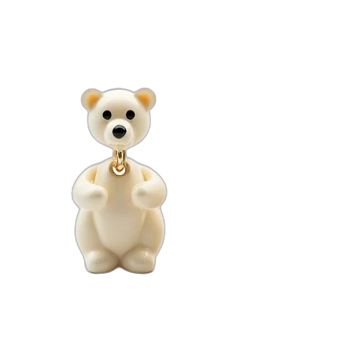 jewelry, 3d render, image, bear transparent PNG cut-out