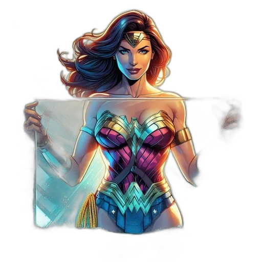 dress, jewelry, comic book art, concept art, fantasy art, pixel art, female, superhero transparent PNG cut-out