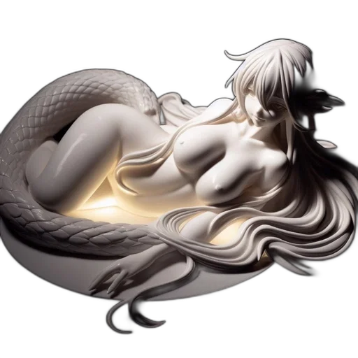 dragon, creature, hair, jewelry, fantasy art, concept art, comic book art, pixel art transparent PNG cut-out