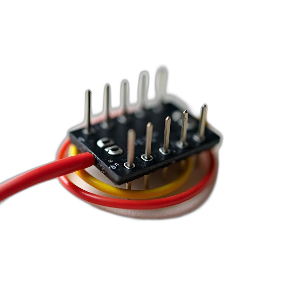 crown, robot, staff, weapon, 3d render, close-up, image, black transparent PNG cut-out