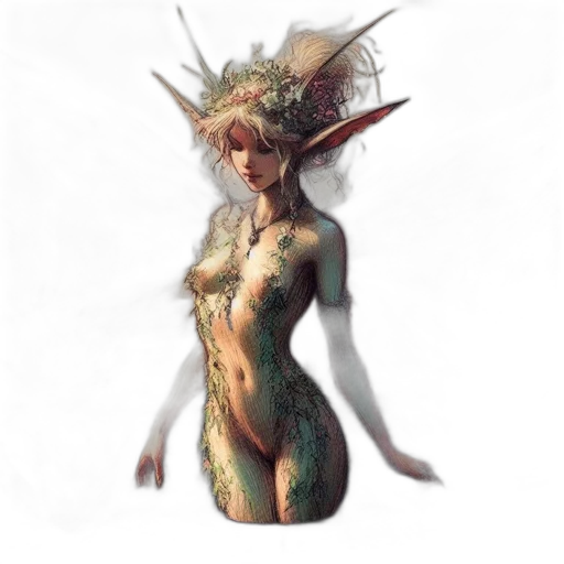 dress, creature, dragon, concept art, fantasy art, pixel art, 3d render, earth tones transparent PNG cut-out