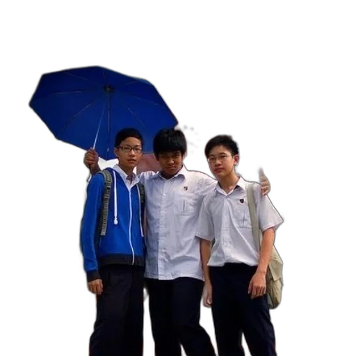 umbrella, jacket, staff, weapon transparent PNG cut-out