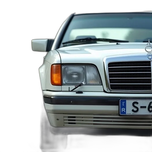 car, photorealistic, 3d render, vaporwave, white, black, grille, headlights transparent PNG cut-out