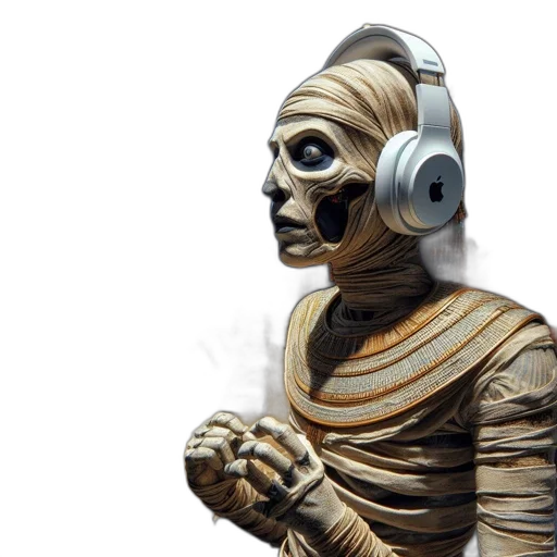robot, mask, cyberpunk, concept art, 3d render, fantasy art, outer space, ancient transparent PNG cut-out
