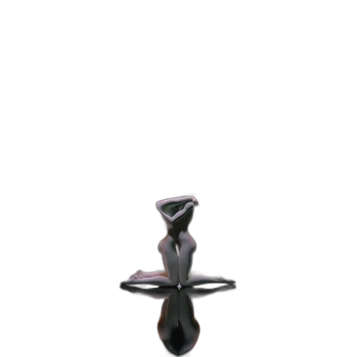 jewelry, staff, crown, robot, 3d render, concept art, photorealistic, dark transparent PNG cut-out