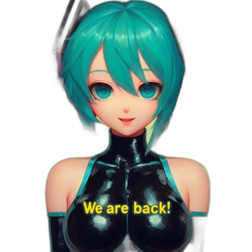robot, 3d render, anime, cyberpunk, vaporwave, animated, character, vibrant transparent PNG cut-out
