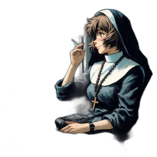 staff, face, mask, jewelry, concept art, anime, photorealistic, comic book art transparent PNG cut-out