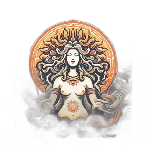 fantasy art, concept art, watercolor, pixel art, fire, another, depiction, features transparent PNG cut-out