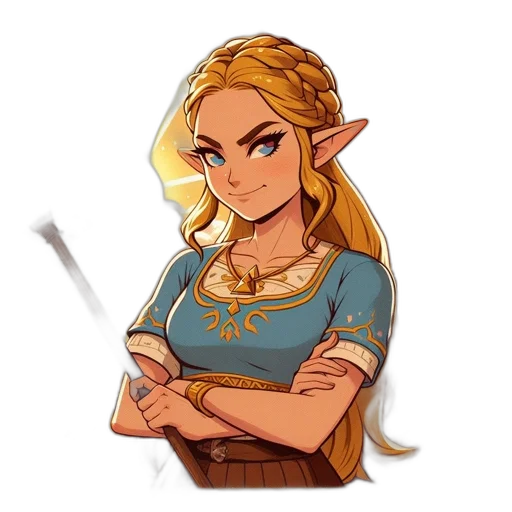 staff, jewelry, dress, sword, fantasy art, pixel art, concept art, cartoon transparent PNG cut-out