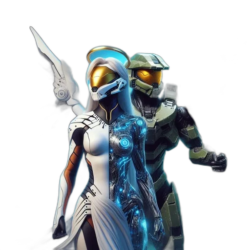 robot, weapon, sword, mask transparent PNG cut-out