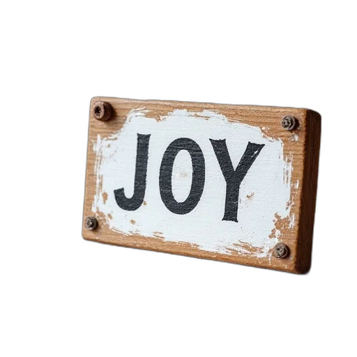 painted, joy, sign, table transparent PNG cut-out