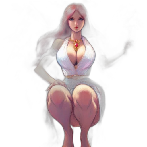 dress, robot, creature, face, concept art, fantasy art, pixel art, 3d render transparent PNG cut-out