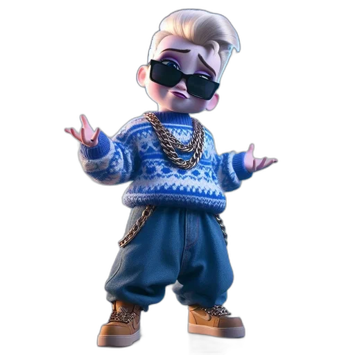 jacket, 3d render, concept art, cartoon, animated, young, boy, blue transparent PNG cut-out