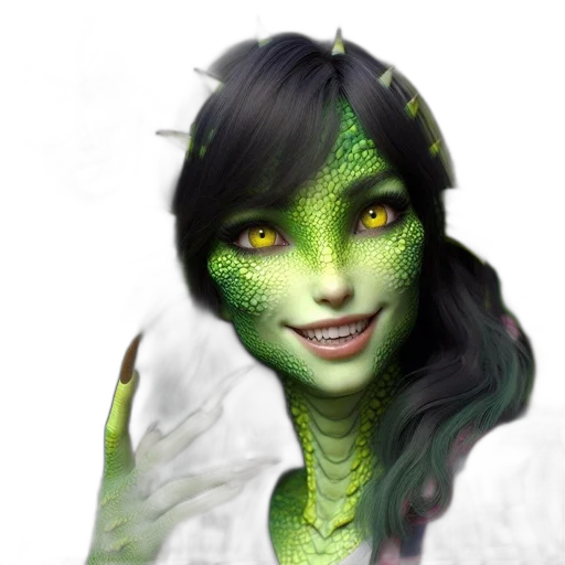 dragon, creature, face, mask transparent PNG cut-out