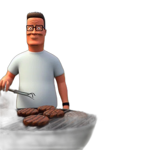 food, staff, 3d render, concept art, cartoon, photorealistic, animated, character transparent PNG cut-out