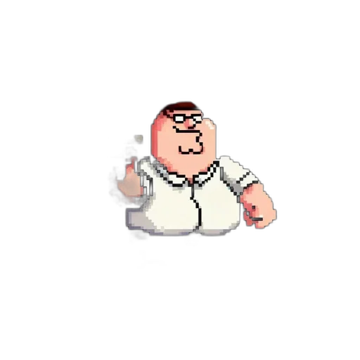 staff, food, animal, creature, pixel art, cartoon, concept art, 3d render transparent PNG cut-out