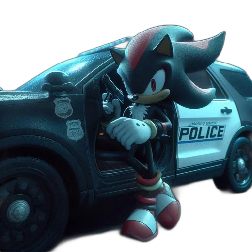 weapon, car, animal, jacket, concept art, 3d render, vaporwave, shadow transparent PNG cut-out