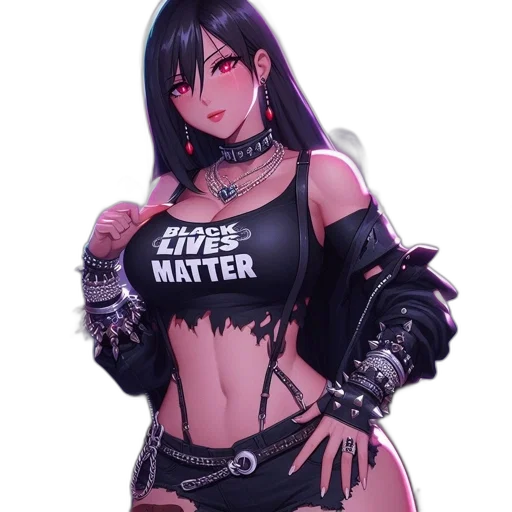 jacket, weapon, dress, robot, cyberpunk, concept art, anime, fantasy art transparent PNG cut-out