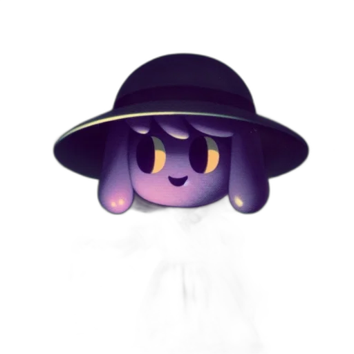 hat, creature, staff, mask, concept art, pixel art, 3d render, watercolor transparent PNG cut-out
