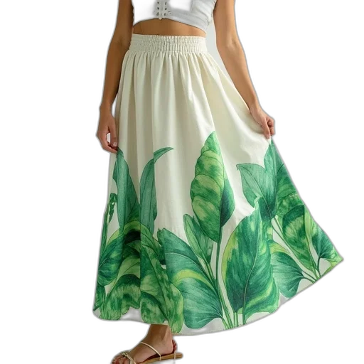dress, green, earth tones, woman, wearing, skirt, has, image transparent PNG cut-out