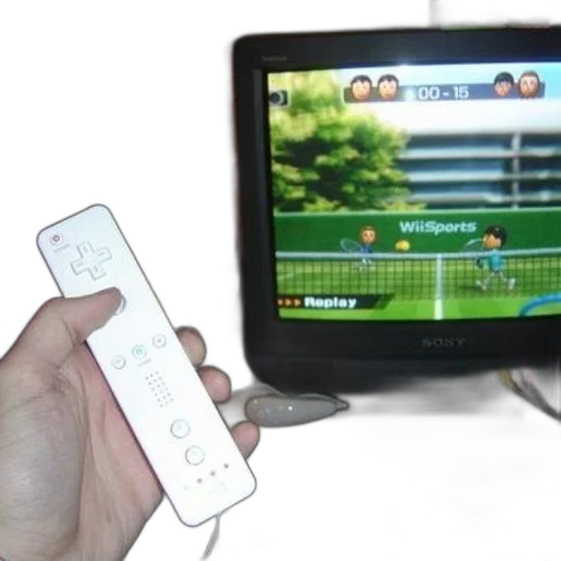 weapon, 3d render, person, holding, wii, remote, front, showing transparent PNG cut-out