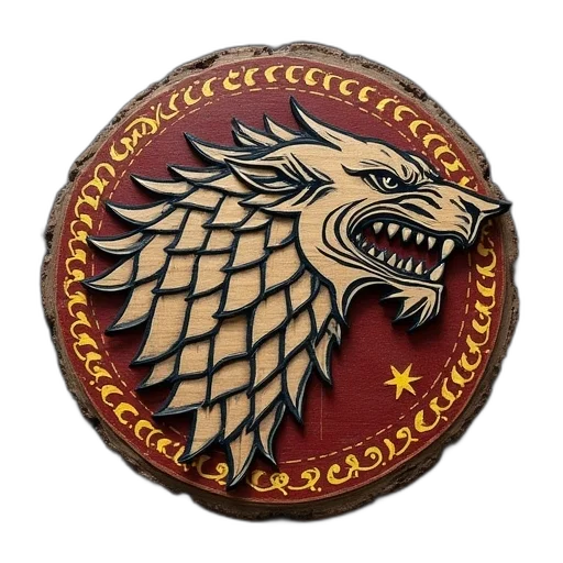 dragon, crown, staff, jacket transparent PNG cut-out