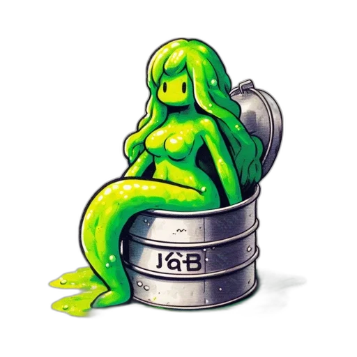 creature, food, pixel art, concept art, 3d render, fantasy art, green, illustrated transparent PNG cut-out