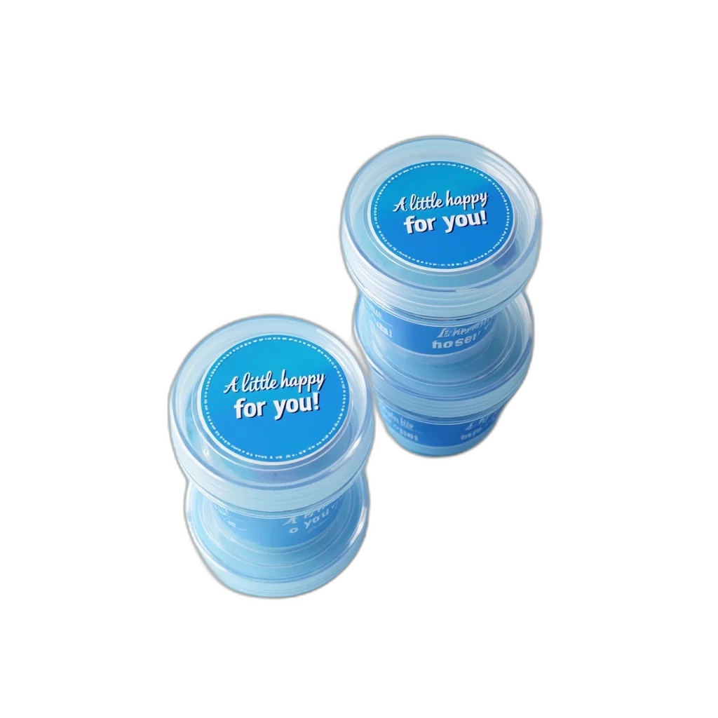 bottle, 3d render, stack, clear, plastic, containers, holding, blue transparent PNG cut-out