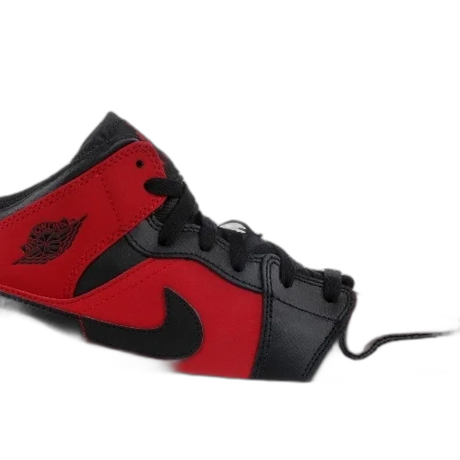 shoes, weapon, 3d render, red, black, nike, air, jordan transparent PNG cut-out