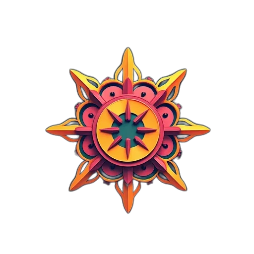 flower, crown, staff, jewelry transparent PNG cut-out