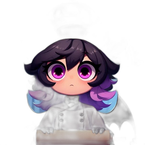 staff, creature, robot, crown, concept art, pixel art, vaporwave, 3d render transparent PNG cut-out