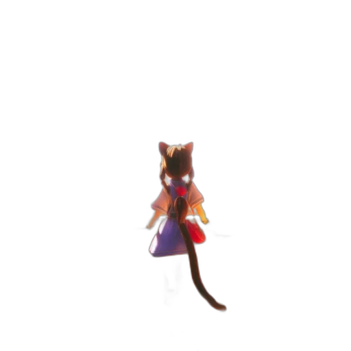 dress, staff, animal, creature transparent PNG cut-out