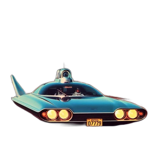 car, concept art, 3d render, futuristic, sleek, design, drives, along transparent PNG cut-out