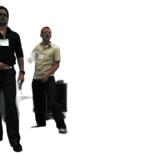 staff, 3d render, concept art, four, men, room, one, them transparent PNG cut-out