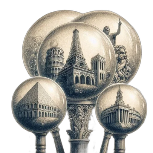 crown, furniture, concept art, photorealistic, fantasy art, pencil sketch, famous, landmarks transparent PNG cut-out