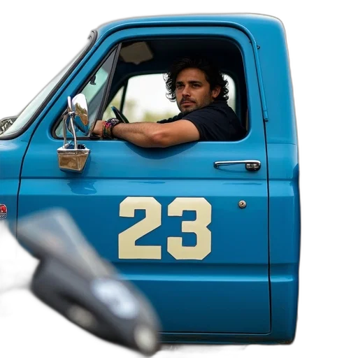 car, weapon, photorealistic, concept art, man, sitting, driver, seat transparent PNG cut-out