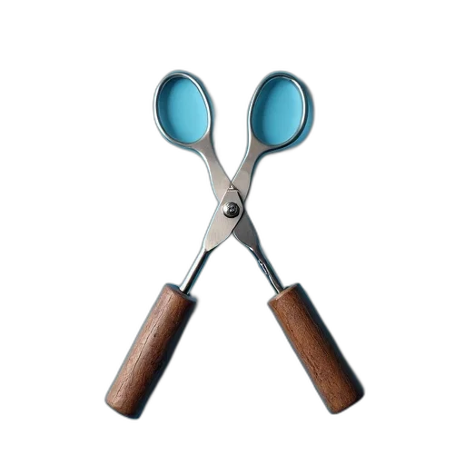 staff, weapon, jewelry, umbrella, 3d render, blue, pair, silver transparent PNG cut-out