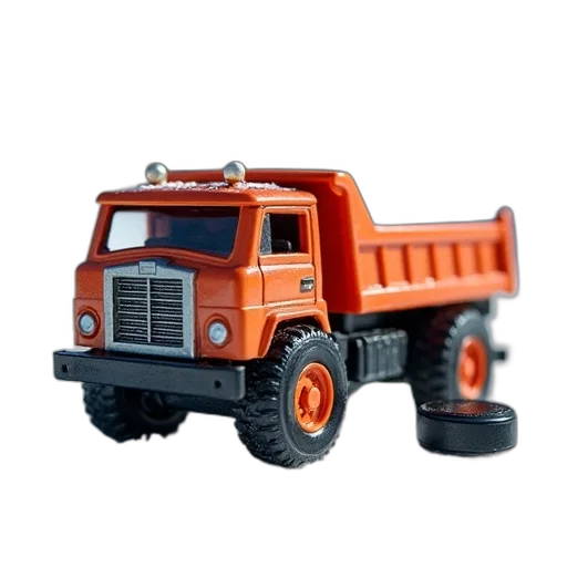 3d render, toy, truck, hockey, pucker transparent PNG cut-out