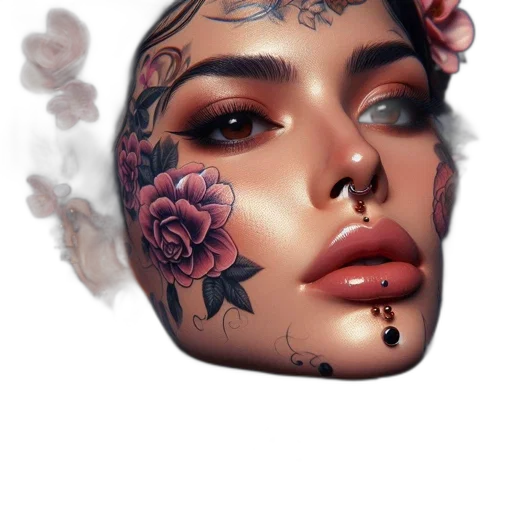 mask, face, jewelry, crown, photorealistic, fantasy art, concept art, watercolor transparent PNG cut-out