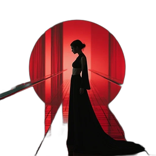 staff, umbrella, sword, dress transparent PNG cut-out