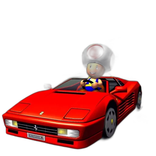 car, robot, weapon, jacket, 3d render, vaporwave, concept art, pixel art transparent PNG cut-out
