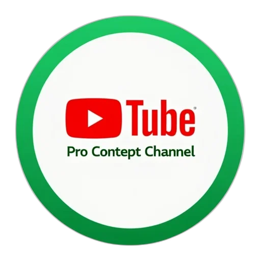 circular, logo, green, border, white, background, features, word transparent PNG cut-out