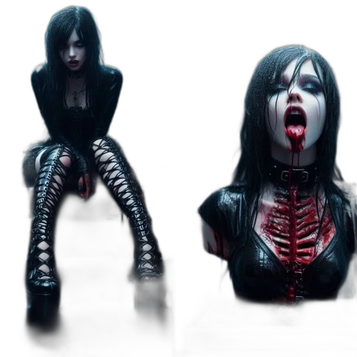 creature, concept art, 3d render, photorealistic, fantasy art, left, panel, shows transparent PNG cut-out