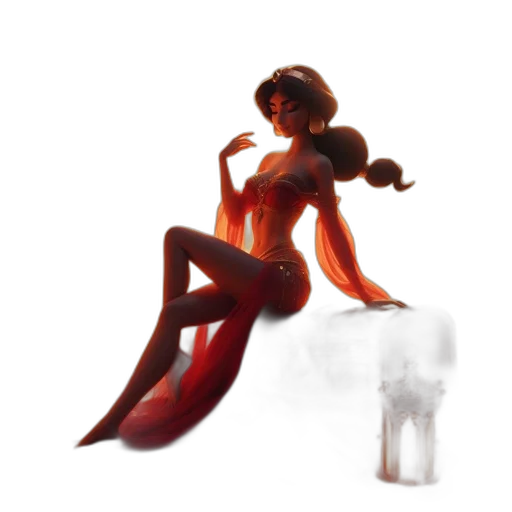 dress, staff, hair, bottle, concept art, fantasy art, 3d render, pixel art transparent PNG cut-out