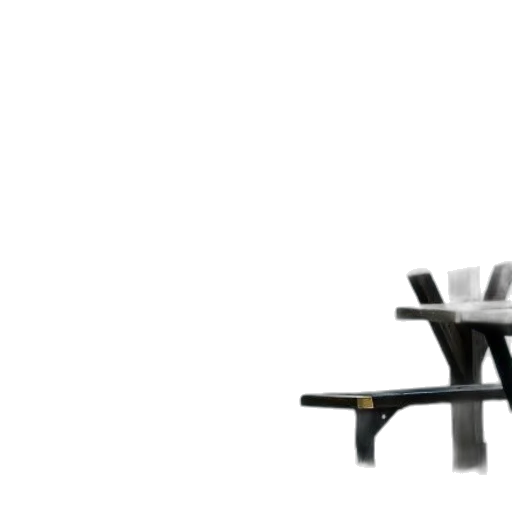 furniture, robot, 3d render, photorealistic, concept art, monochrome, peaceful, lakeside transparent PNG cut-out