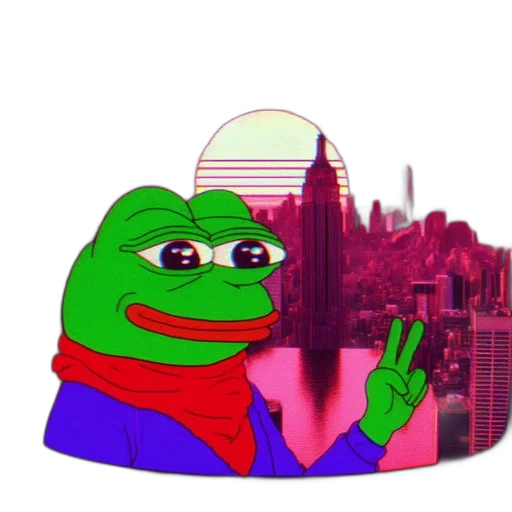 jacket, hat, face, mask, vaporwave, cyberpunk, 3d render, concept art transparent PNG cut-out