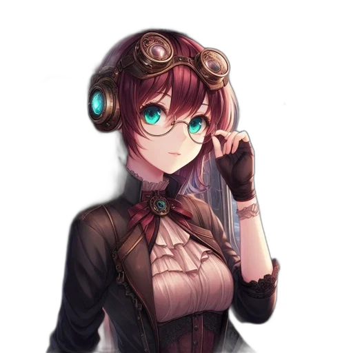 staff, robot, face, mask, anime, pixel art, cyberpunk, concept art transparent PNG cut-out