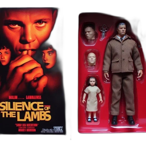 action, figures, inspired, silence, lambs, feature, suited, male transparent PNG cut-out